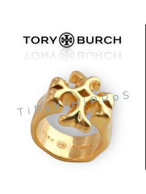 SIZE 8 - Tory Burch Roxanne Gold Ring
